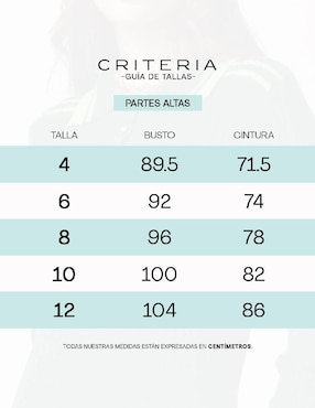 Chaleco Criteria para mujer