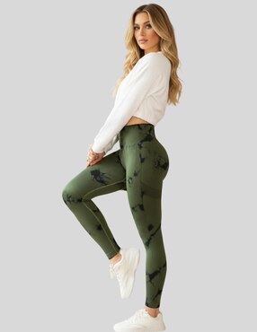 Legging Malabis cintura alta con elástico para mujer
