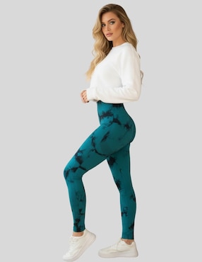 Legging Malabis cintura alta con elástico para mujer