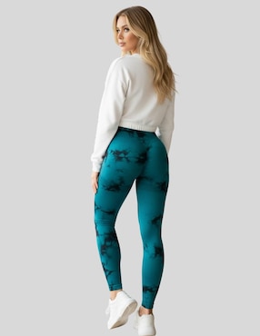 Legging Malabis cintura alta con elástico para mujer
