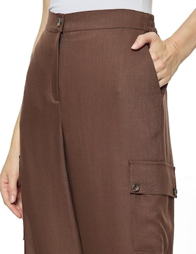 Pantalón cargo Foley's recto para mujer