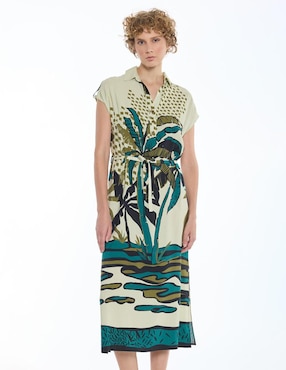 Vestido midi casual Foley's para mujer