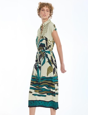 Vestido midi casual Foley's para mujer