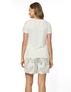 Blusa Foley's manga corta para mujer