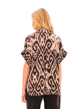 Camisa Rapsodia manga corta para mujer