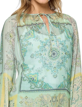 Blusa Foley's manga larga para mujer