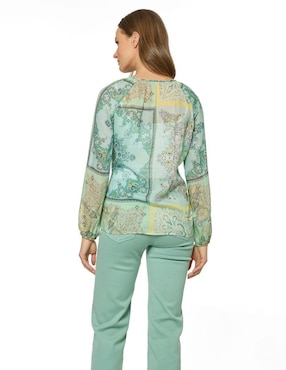 Blusa Foley's manga larga para mujer