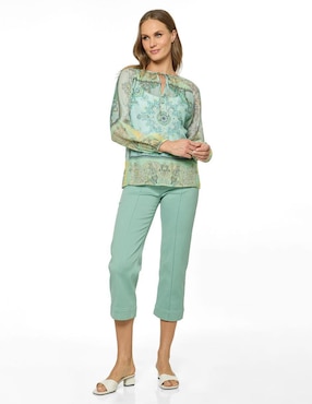 Blusa Foley's manga larga para mujer