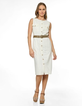 Vestido midi casual Foley's para mujer