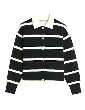 Suéter Tommy Hilfiger cuello camisero para mujer