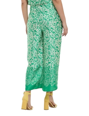 Pantalón coulotte Nine West wide leg para mujer