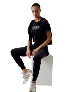 Playera manga corta Guess Active cuello redondo para mujer