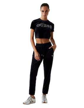 Playera manga corta Guess Active cuello redondo para mujer