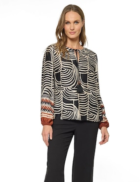 Blusa Foley's manga larga para mujer