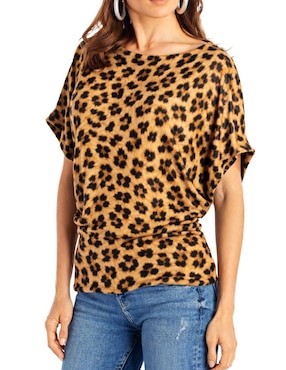 Blusa Beatriz Meade manga corta para mujer