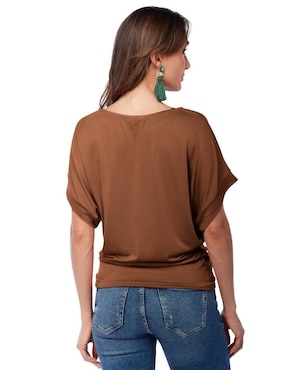 Blusa Beatriz Meade manga corta para mujer
