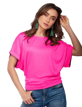 Blusa Beatriz Meade manga corta para mujer