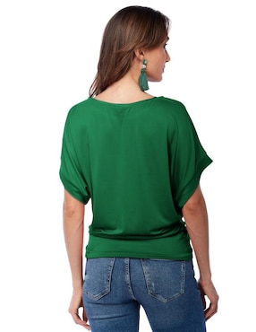 Blusa Beatriz Meade manga corta para mujer