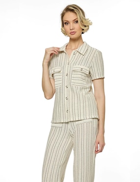 Blusa Foley's manga corta para mujer