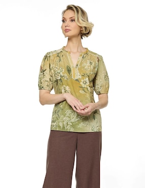 Blusa Foley's manga corta para mujer