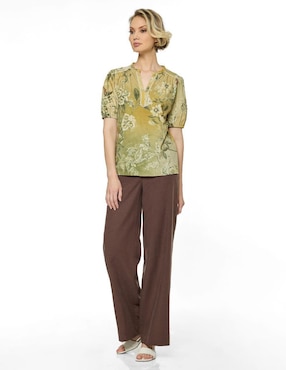 Blusa Foley's manga corta para mujer