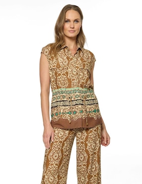 Blusa Foley's sin mangas para mujer