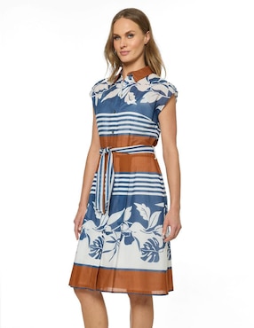 Vestido arriba de la rodilla casual Foley's para mujer
