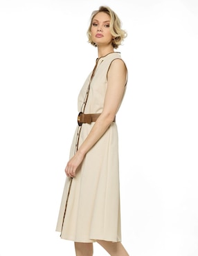 Vestido midi casual Foley's para mujer