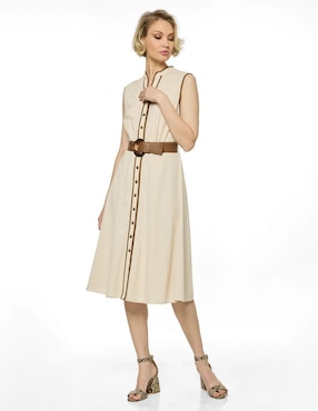 Vestido midi casual Foley's para mujer