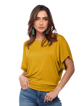 Blusa Beatriz Meade manga corta para mujer