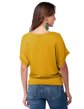 Blusa Beatriz Meade manga corta para mujer