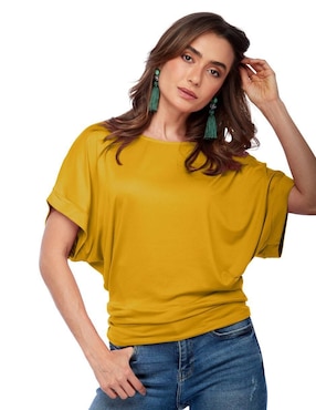 Blusa Beatriz Meade manga corta para mujer