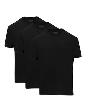 Set playera manga corta Indicum Denim cuello redondo para mujer