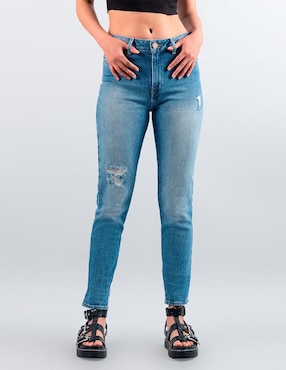 Jeans Skinny Oggi Lucy Corte Cintura Alta Para Mujer