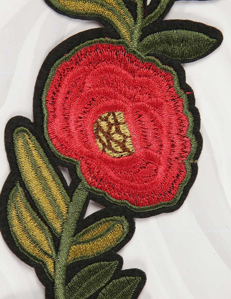 Parche decorativo para ropa aplicación bordado 2