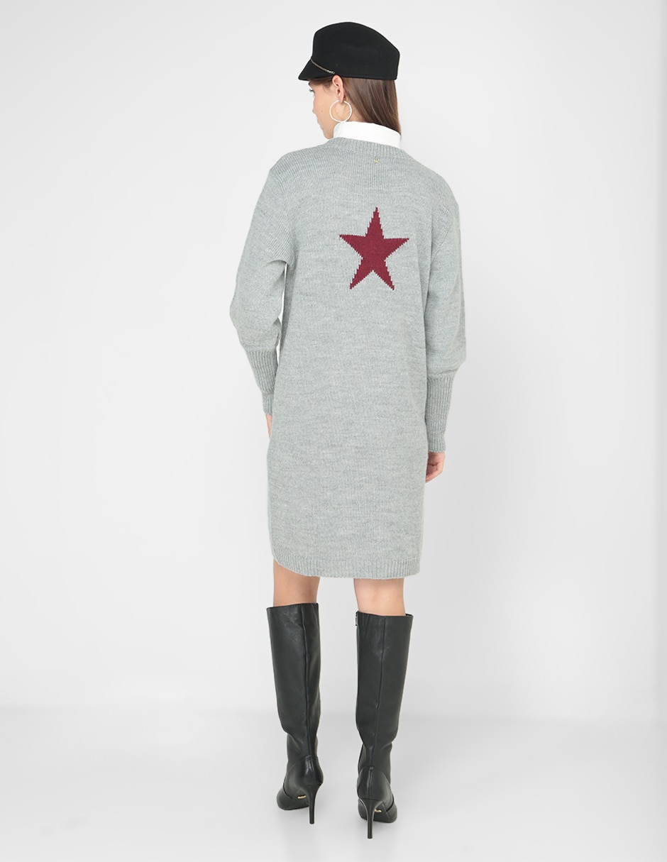Vestido a la rodilla casual para mujer 2
