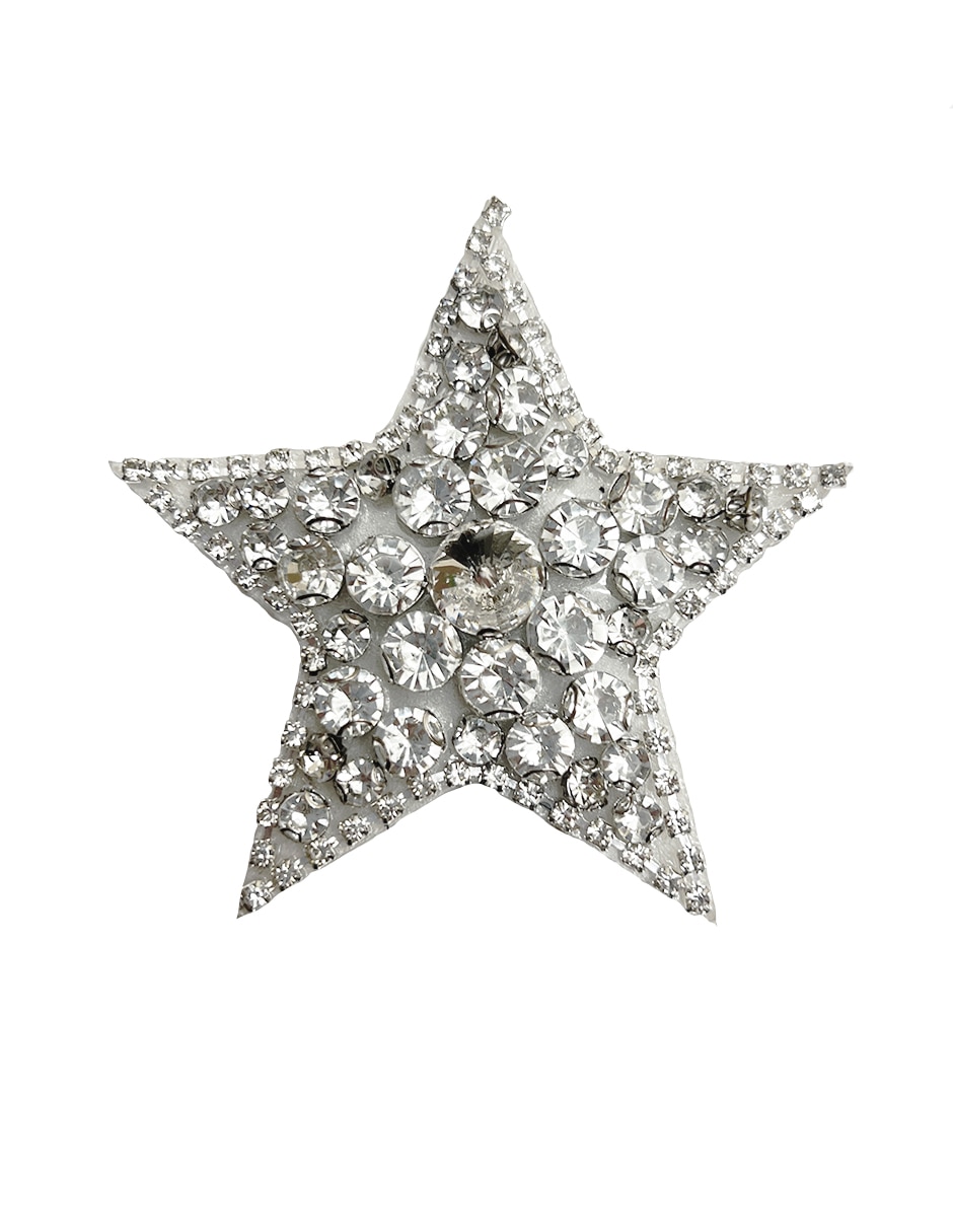 Parche decorativo para ropa Estrella piedras aplicación pedrería Parche decorativo para ropa Estrella piedras aplicación pedrería