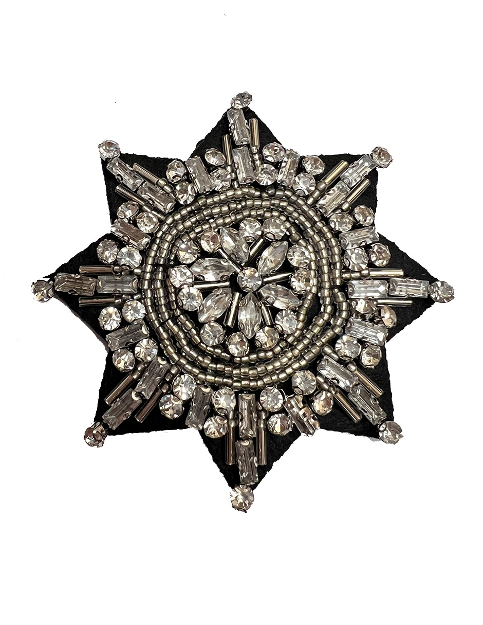 Parche decorativo para ropa Estrella aplicación pedrería Parche decorativo para ropa Estrella aplicación pedrería