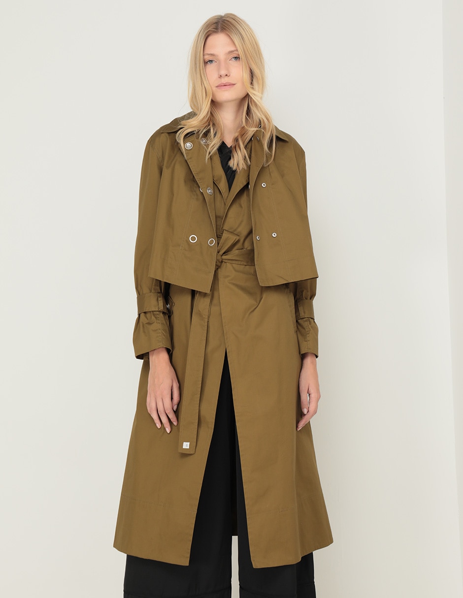 Gabardina con bolsillos French Connection para mujer Liverpool