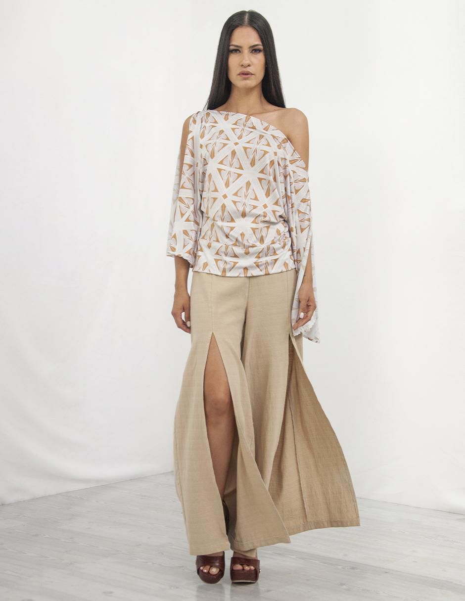 Pantalón amplio para mujer 4