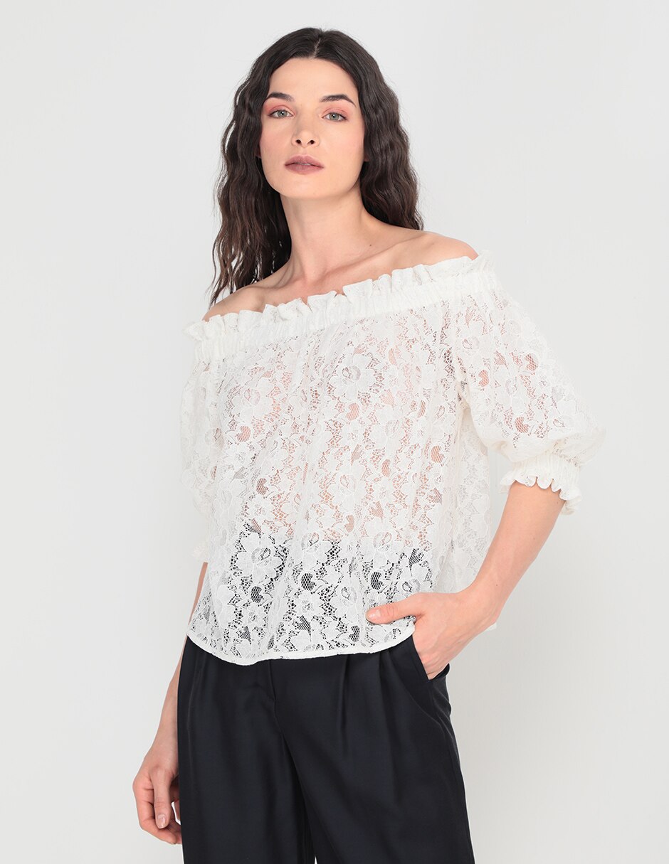 Blusa manga 3/4 para mujer 1