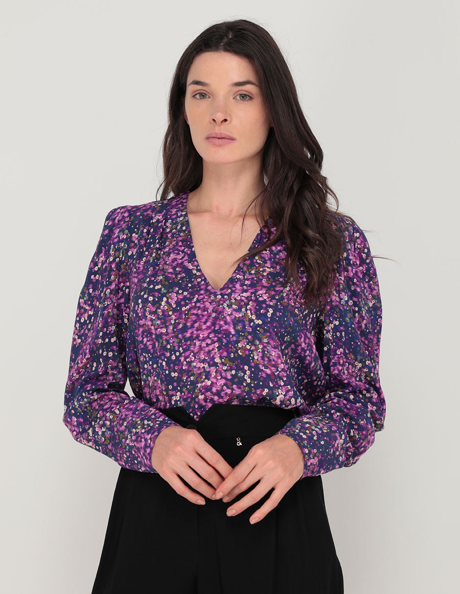 Blusa manga larga para mujer 1