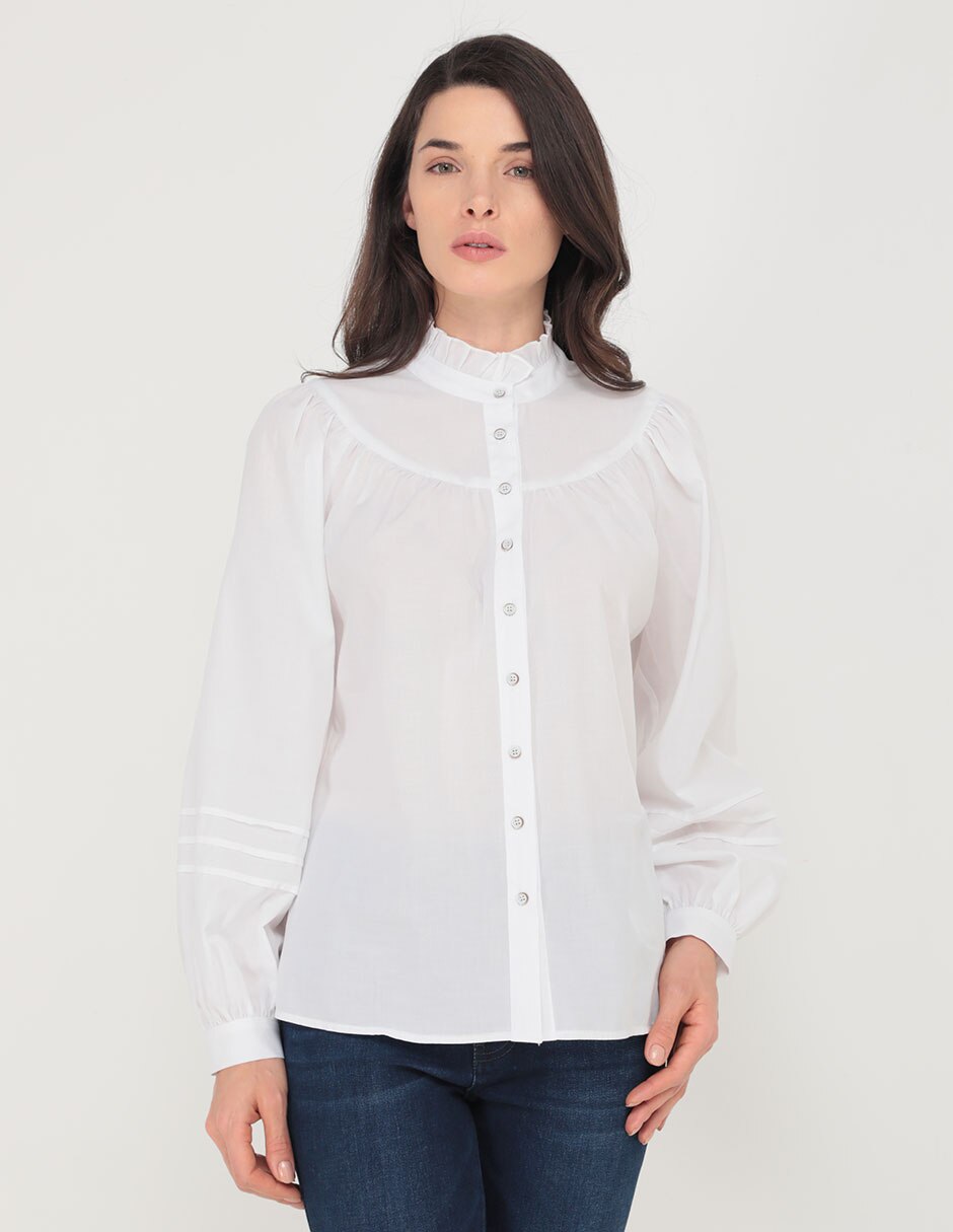 Blusa manga larga para mujer 1