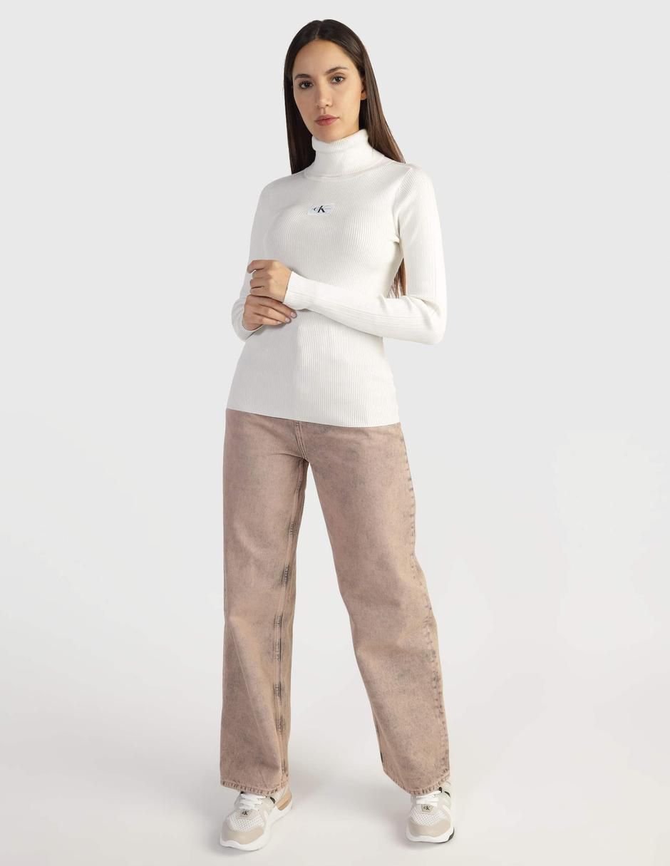 Suéter cuello alto para mujer 2