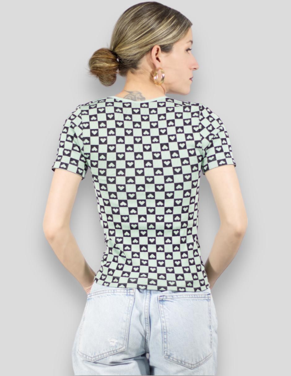 Blusa manga corta para mujer 2