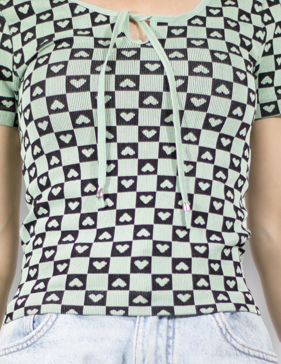 Blusa manga corta para mujer 5