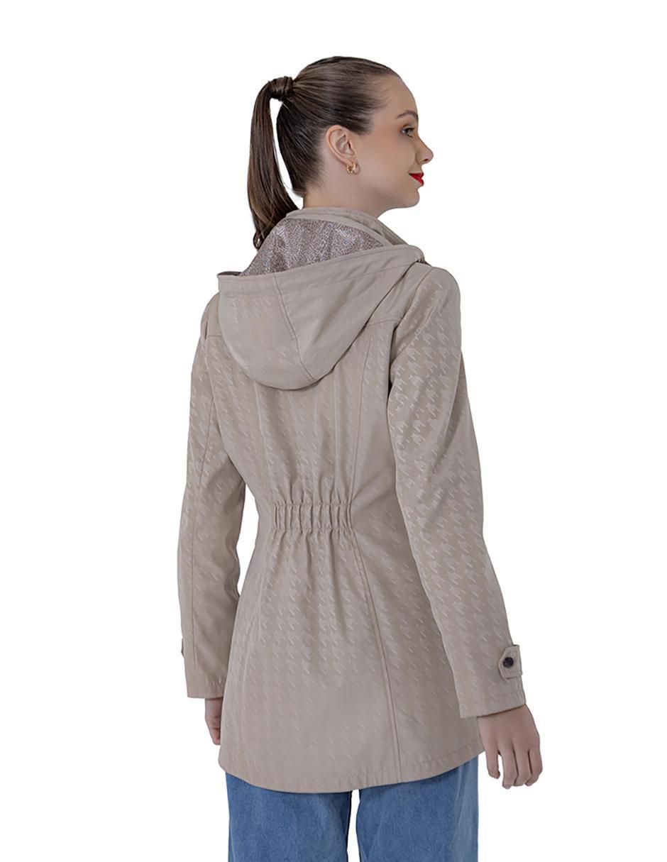 "gabardina" repelente al agua con bolsillos shyla "para mujer"