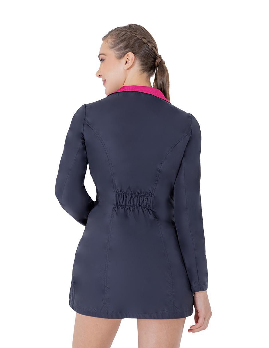 "gabardina" repelente al agua con bolsillos shyla "para mujer"