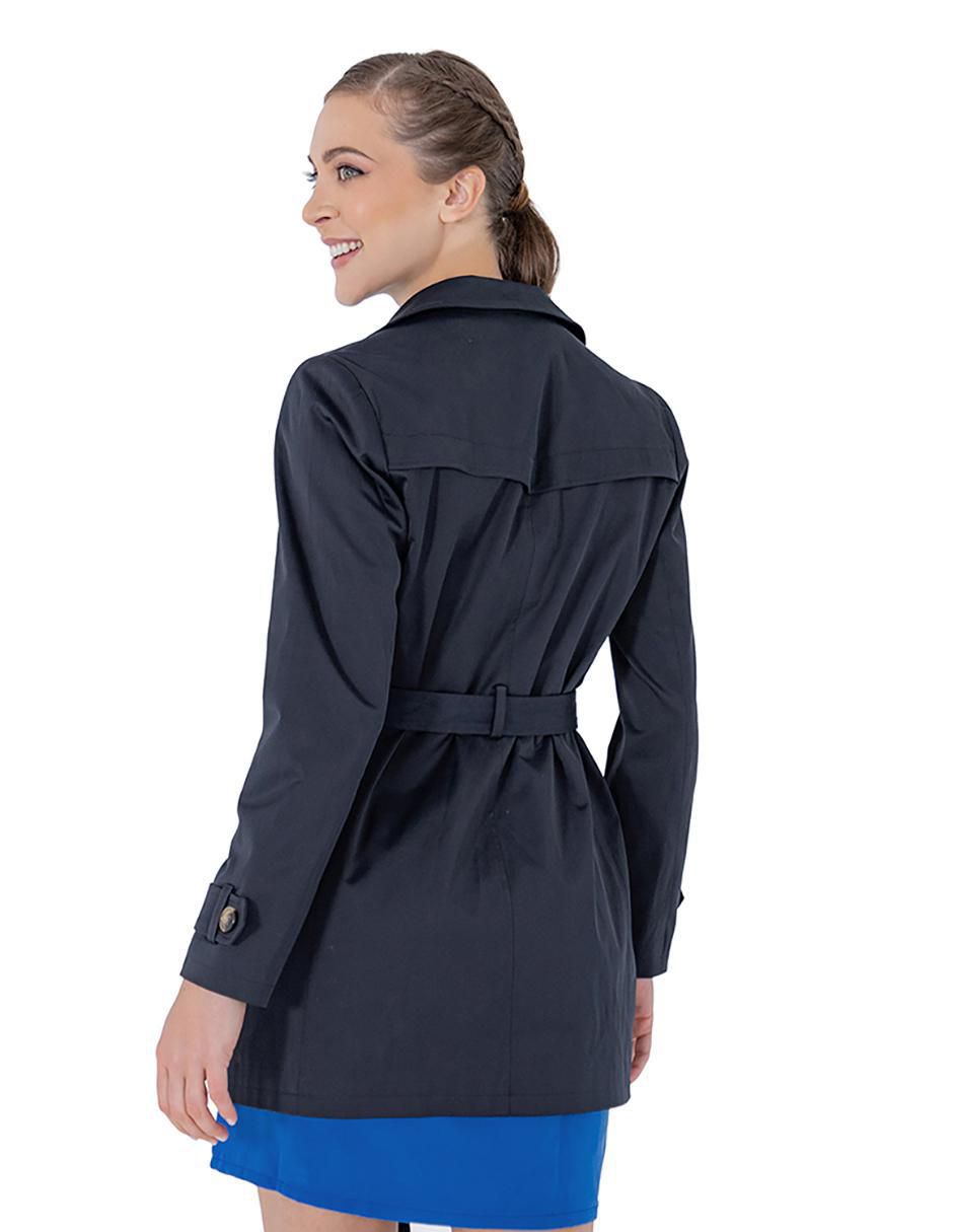 "gabardina" repelente al agua con bolsillos shyla "para mujer"