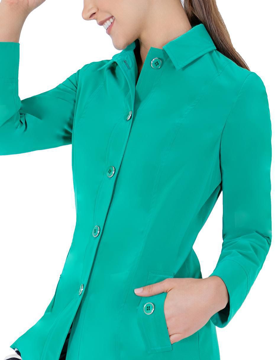 "gabardina" repelente al agua con bolsillos shyla "para mujer"